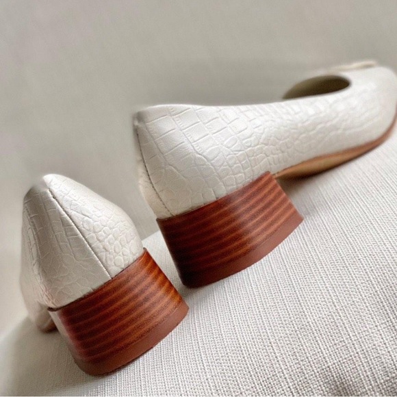 Tory Burch Women Croc Leather Georgia 25mm Pump - Picture 4 of 6